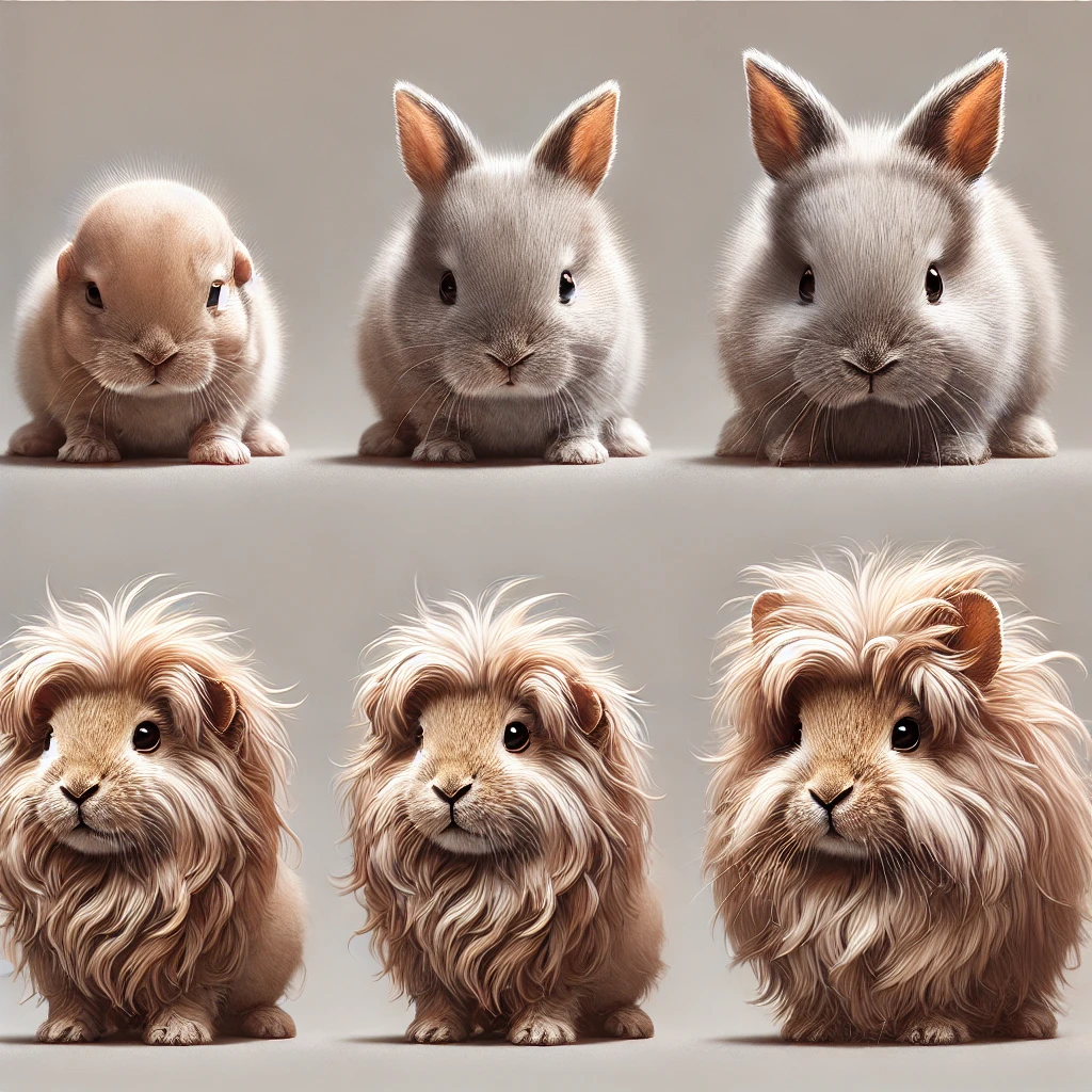 lionhead bunny kitten growth stages